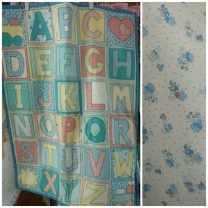 Handmade crib quilt